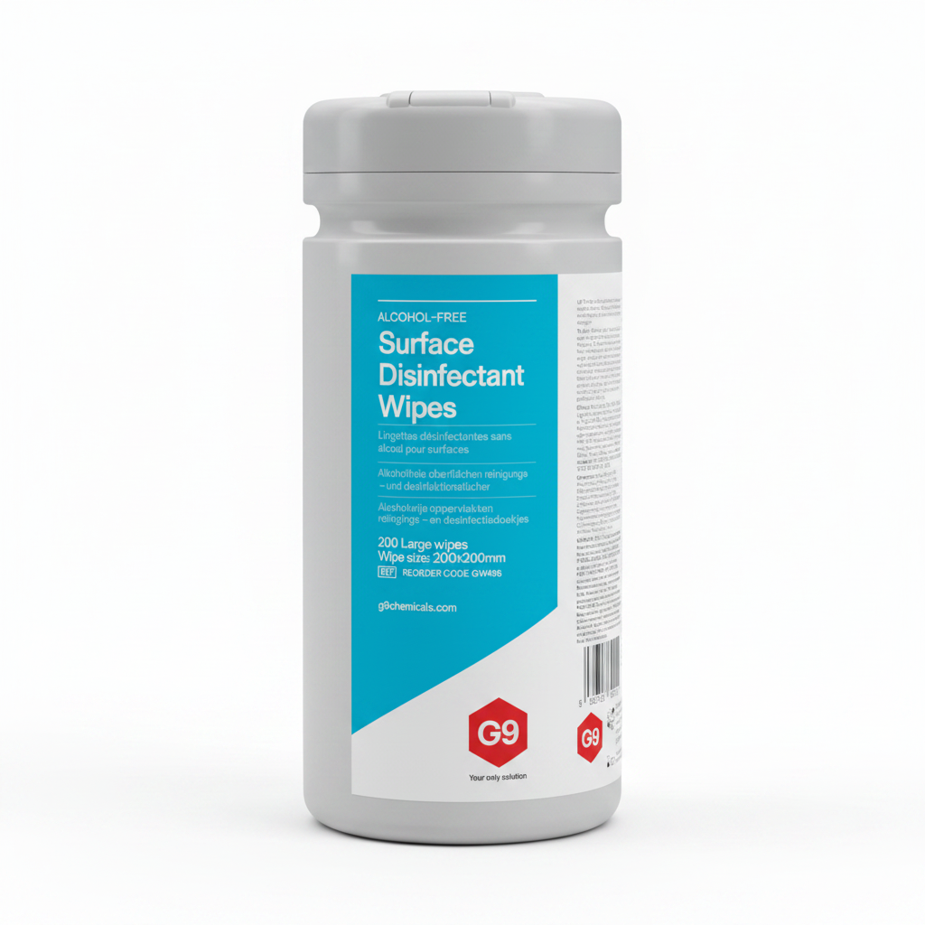 G9 Alcohol Free Surface Disinfectant Wipes