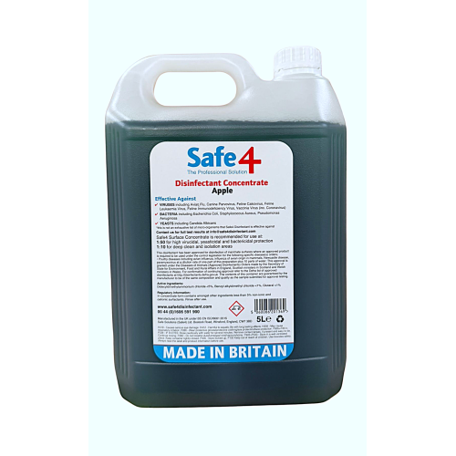 Safe4 Disinfectant Concentrate (5L)