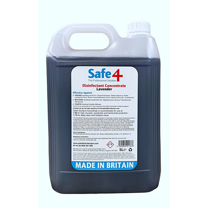Safe4 Disinfectant Concentrate (5L)