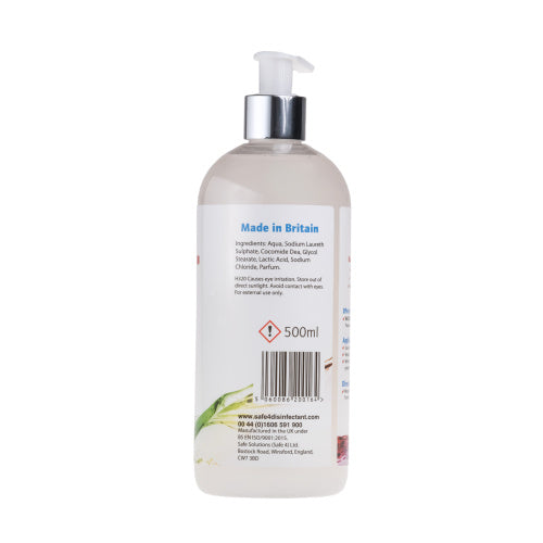 Safe4 Bactericidal Hand Wash (500ml)