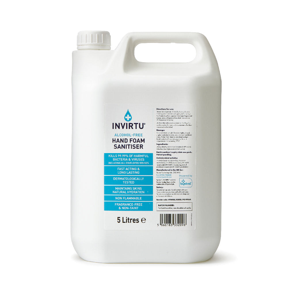 INVIRTU Alcohol Free Hand Foam Sanitiser