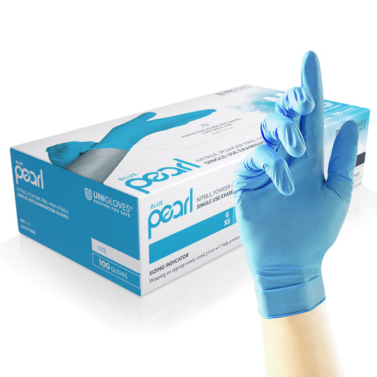 UniGloves - Pearl - Nitrile - Blue