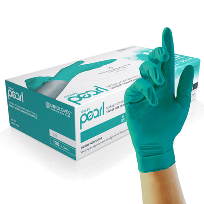 UniGloves - Pearl - Nitrile - Green