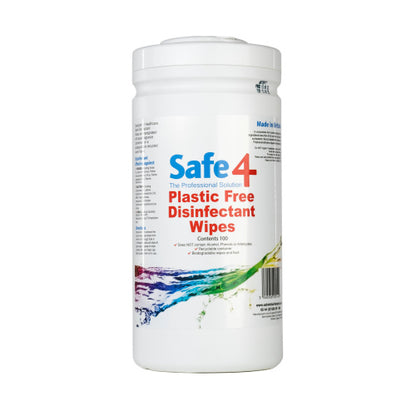 Safe 4 Plastic Free Disinfectant Wipes