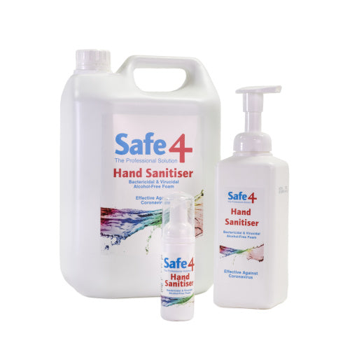 Safe4 Alcohol-Free Foaming Hand Sanitiser