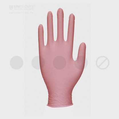 UniGloves - Pearl - Nitrile - Pink