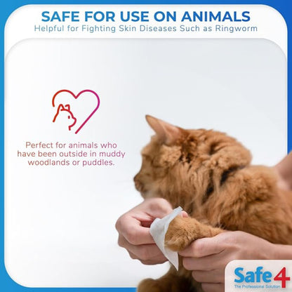 Safe 4 Plastic Free Disinfectant Wipes